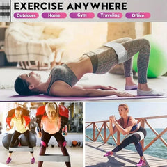Resistance Bands, Fabric Workout Bands for Women & Men, Cloth Booty Resistance Loop Bands, Thick Squat Bands for Butt/Legs/Thigh