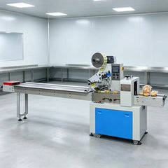 Flexible Pillow Packaging Machine for Fast Sealing of Snacks, Sweets, and Daily Use Products Customized