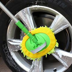 Car Cleaning Brush Detailing Adjustable Super Absorbent Car Wash Brush Telescoping Long Handle Cleaning Mop Auto Accessories