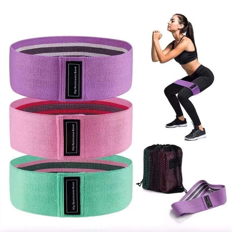 Resistance Bands, Fabric Workout Bands for Women & Men, Cloth Booty Resistance Loop Bands, Thick Squat Bands for Butt/Legs/Thigh