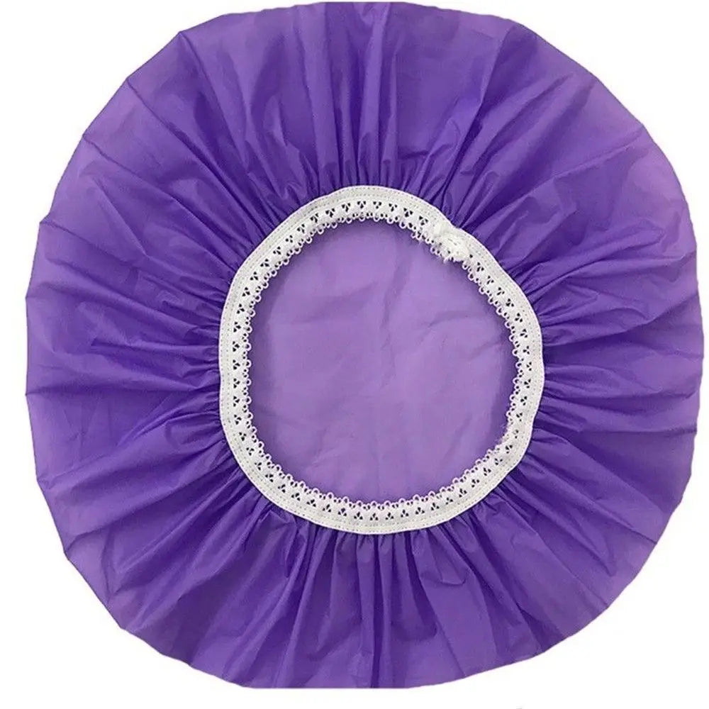 Colorful Home Bathing Hotel Hats Travel Camping Accessories Bathroom Products Hair Cover Shower Cap