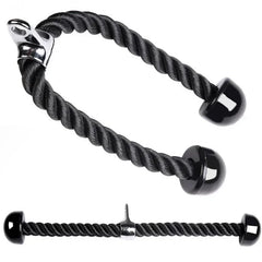 Gym Accessories Fitness Tricep Rope Cable Pull Down Rope Weights Handles For Workout Muscle Training Exercise