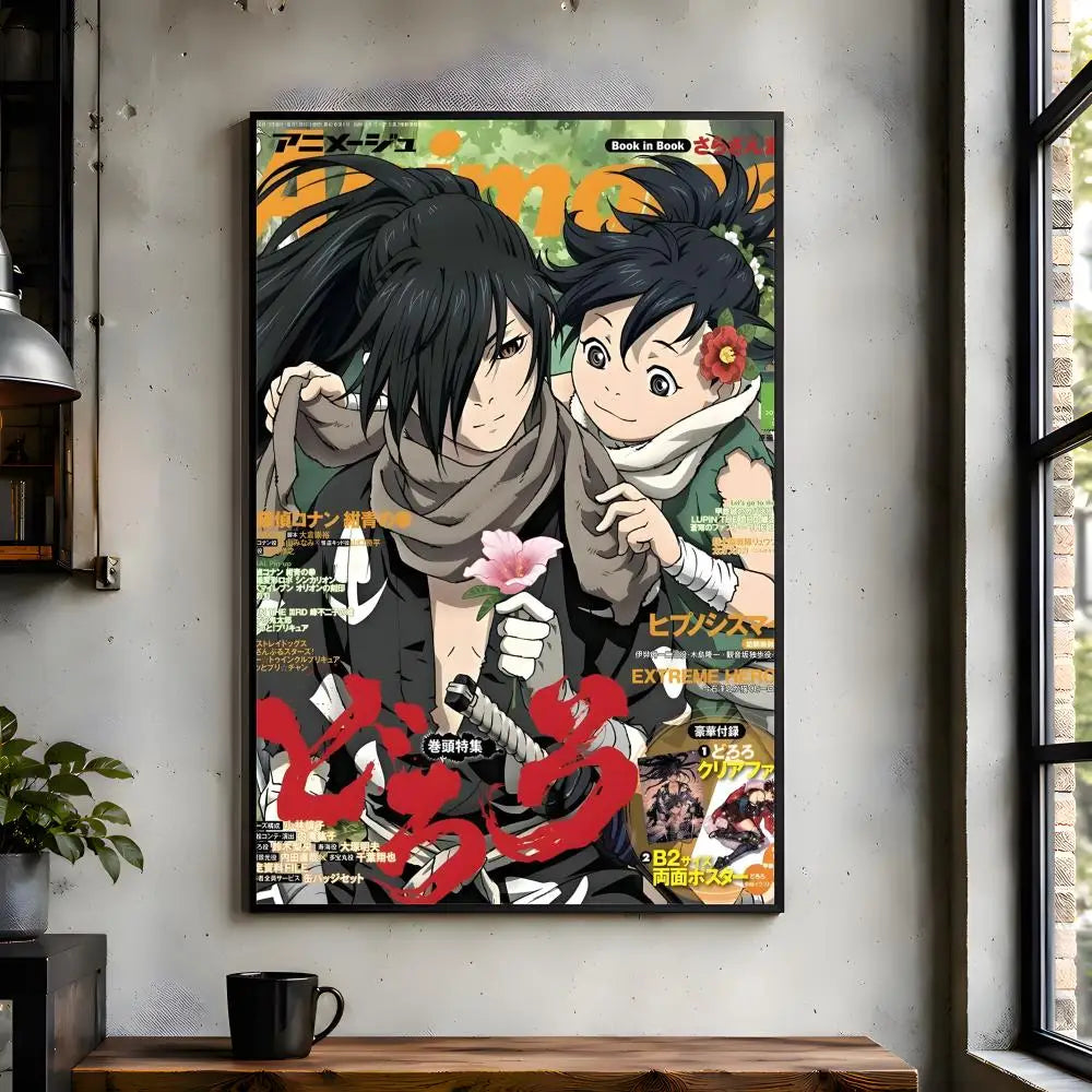 Anime D-Dororo Bathroom Room Wall Decor Hallway Aesthetic Easy Apply Easy Installation Poster