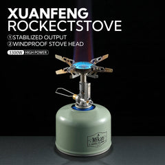 Campingmoon XD-2F Adjustable mini Camping accessories portable camping gas Stove