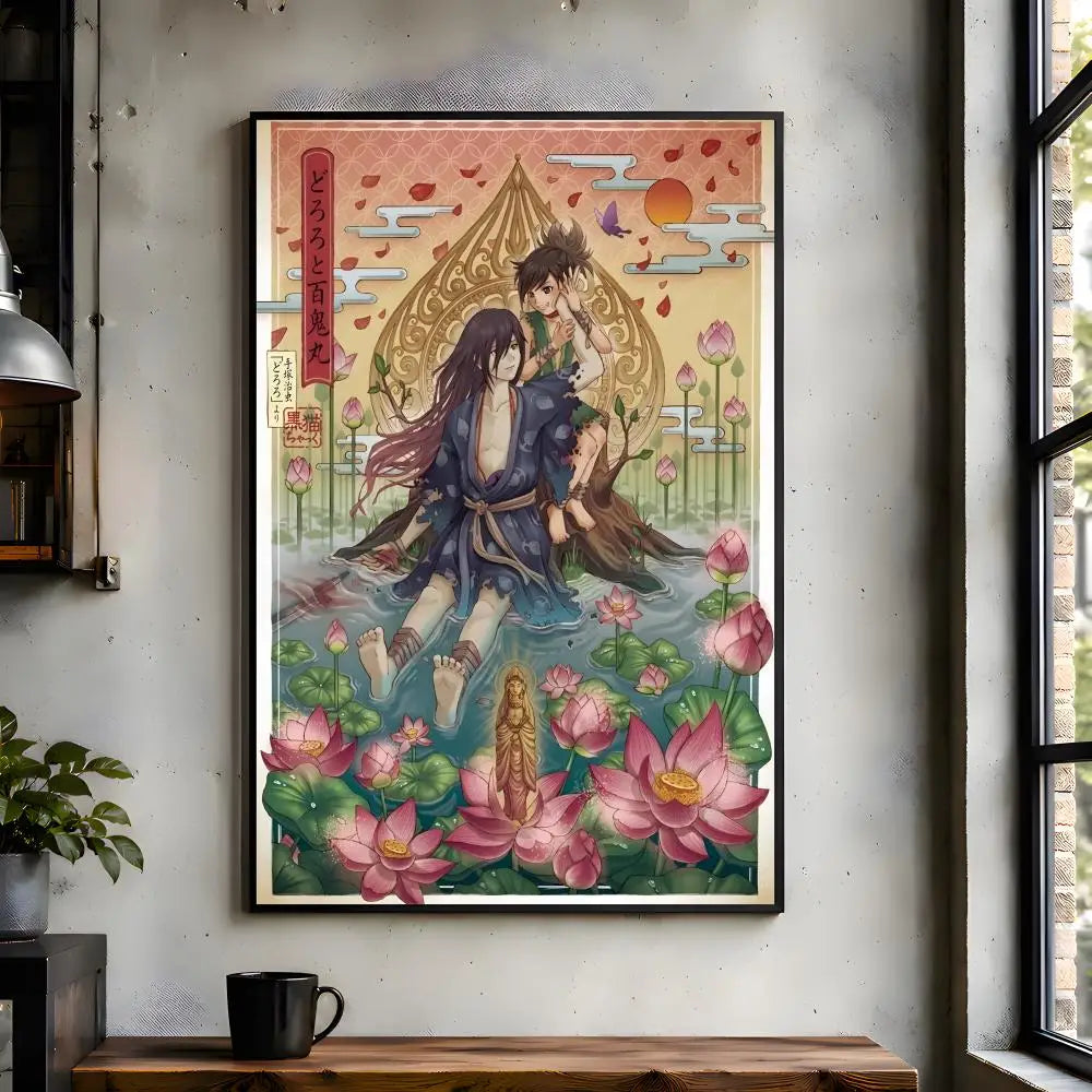 Anime D-Dororo Bathroom Room Wall Decor Hallway Aesthetic Easy Apply Easy Installation Poster
