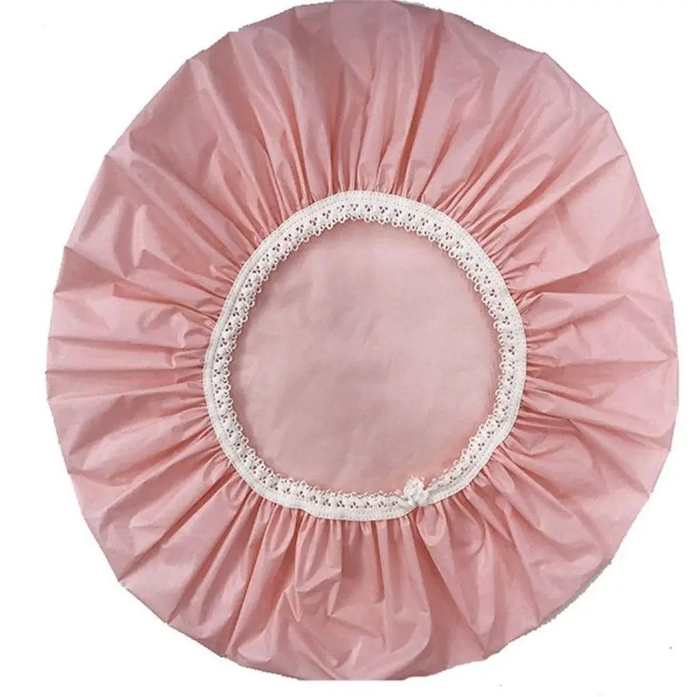 Colorful Home Bathing Hotel Hats Travel Camping Accessories Bathroom Products Hair Cover Shower Cap