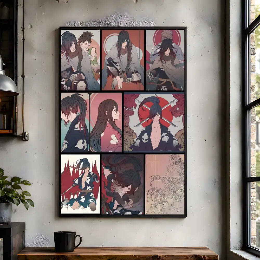 Anime D-Dororo Bathroom Room Wall Decor Hallway Aesthetic Easy Apply Easy Installation Poster
