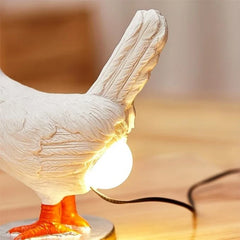 Decorative Led Night Lights Simulated Animal Funny Easter Home Decor Party Carnival Chicken Lamp Chick Creative Night Light