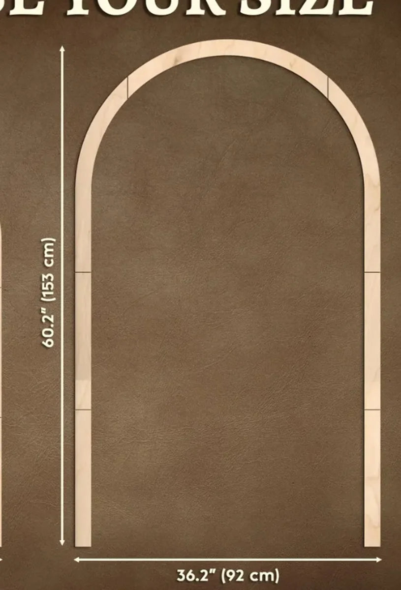 Wooden Arch Wall Panel, Arch Molding Wall Decor, Archway Accent Panel, Arch Moulding Set, Arch Wall Decal, Wood Arch Backdrop
