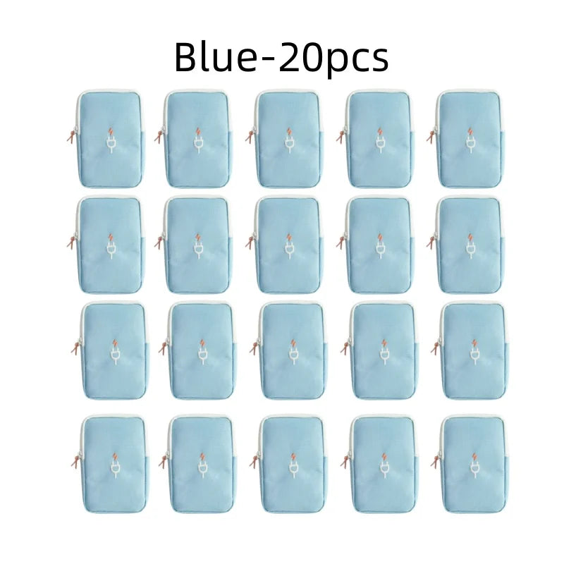 Travel Gadget Organizer Bag Portable digital cable bag Electronics Accessories Storage Carrying Case Pouch for USB power Bank