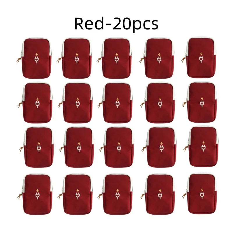 Travel Gadget Organizer Bag Portable digital cable bag Electronics Accessories Storage Carrying Case Pouch for USB power Bank