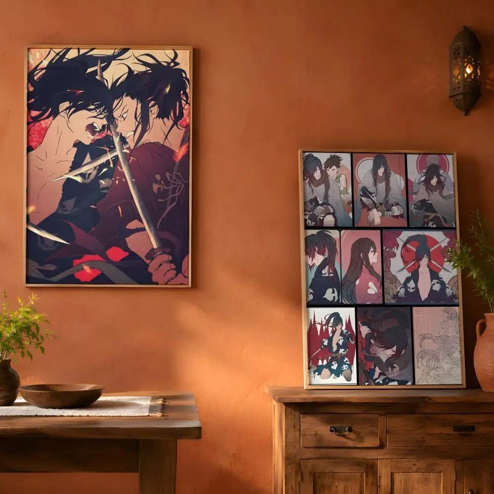 Anime D-Dororo Bathroom Room Wall Decor Hallway Aesthetic Easy Apply Easy Installation Poster