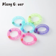 12pcs Bell Circle Donut Small Cat Toy Interactive Grid Hose Pet Toys
