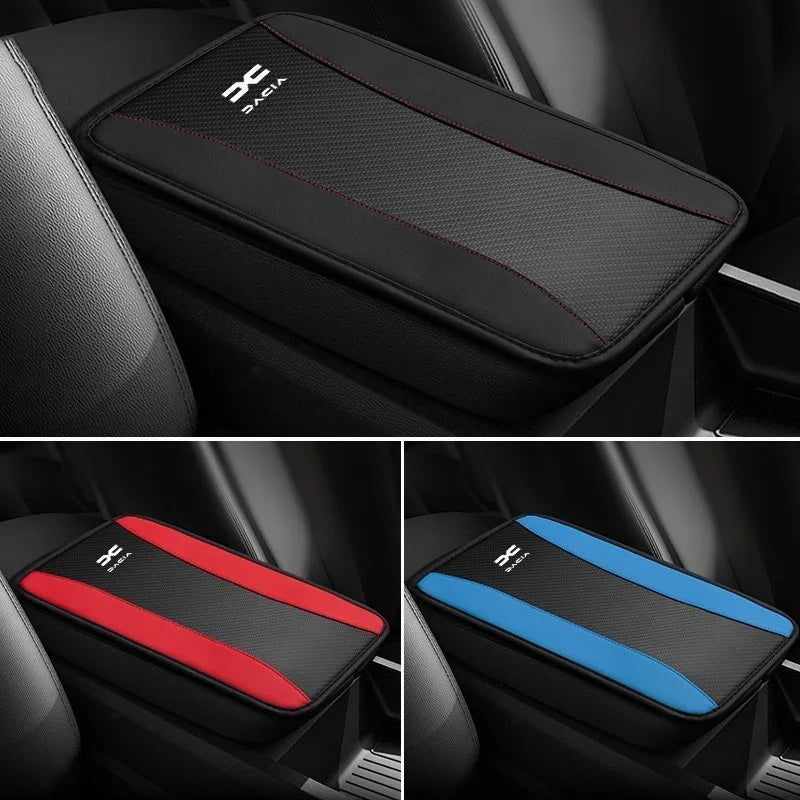 Car Center Console Armrest Pad Interior Armrest Cover For Dacia Duster Jogger Sandero Logan Spring Bigster Interior Accessories