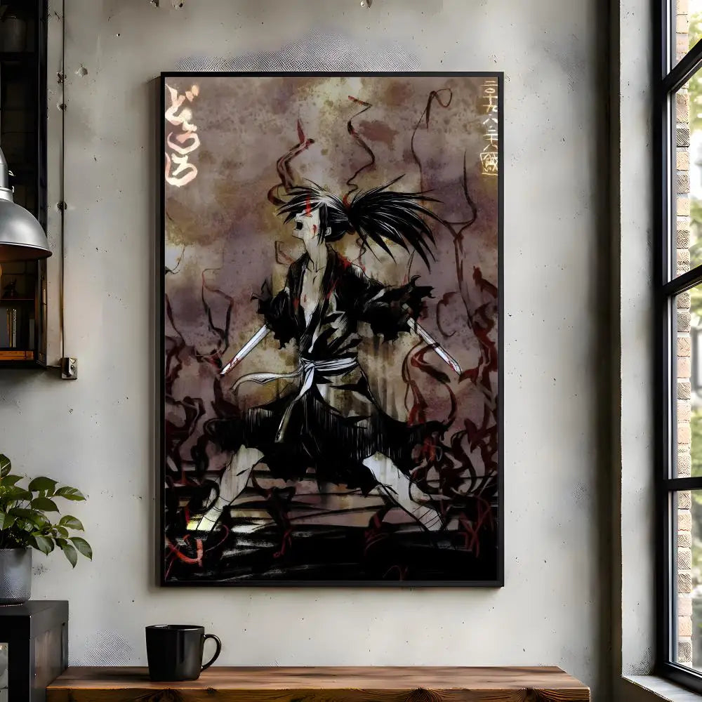 Anime D-Dororo Bathroom Room Wall Decor Hallway Aesthetic Easy Apply Easy Installation Poster