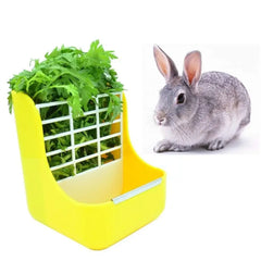 Cage Accessories Pet Feeding Rack Guinea Pig Small Animal Supplies Hamster Feeder Rabbit Feeding Bowl Rabbit Hay Feeder