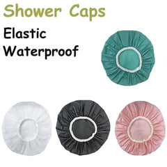 Colorful Home Bathing Hotel Hats Travel Camping Accessories Bathroom Products Hair Cover Shower Cap