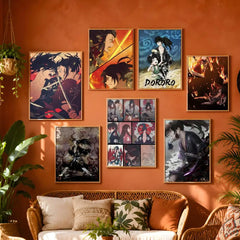 Anime D-Dororo Bathroom Room Wall Decor Hallway Aesthetic Easy Apply Easy Installation Poster