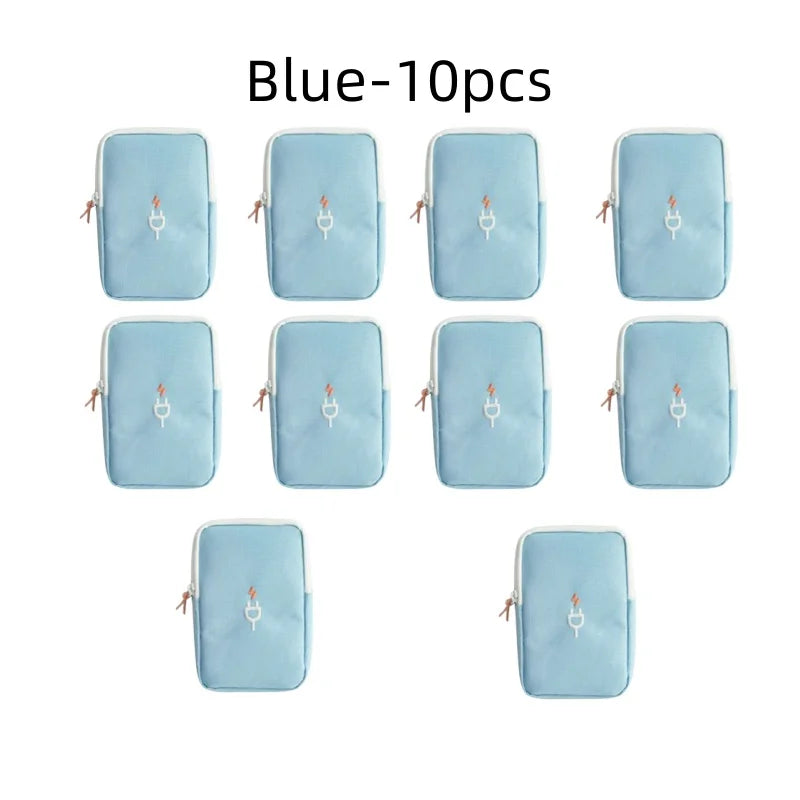 Travel Gadget Organizer Bag Portable digital cable bag Electronics Accessories Storage Carrying Case Pouch for USB power Bank
