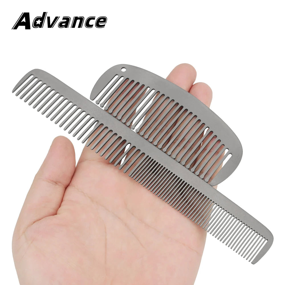Titanium Alloy Comb Camping Accessories Outdoor Small Tool