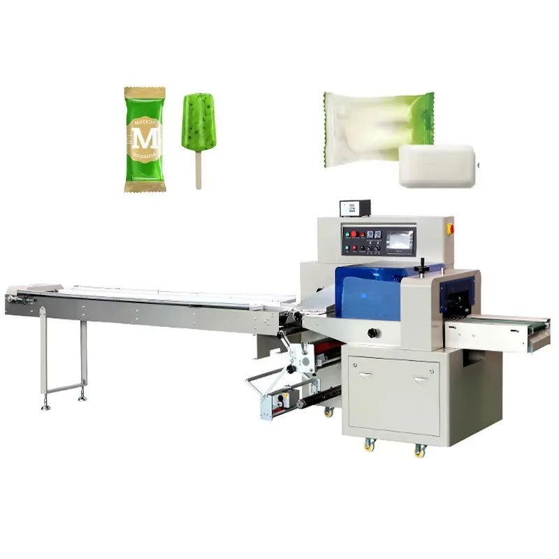 Flexible Pillow Packaging Machine for Fast Sealing of Snacks, Sweets, and Daily Use Products Customized