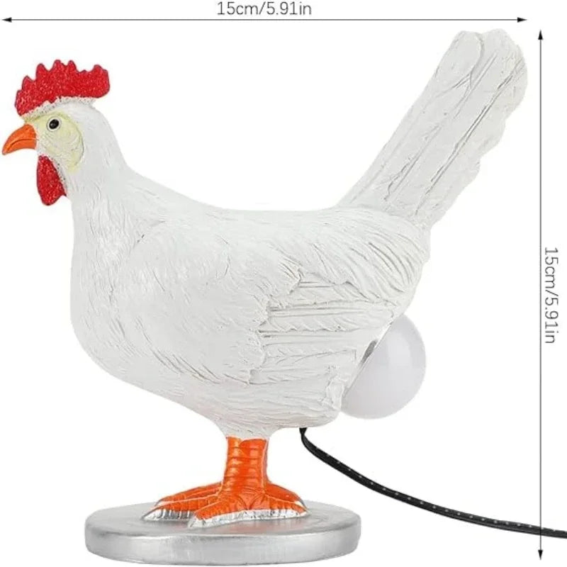 Decorative Led Night Lights Simulated Animal Funny Easter Home Decor Party Carnival Chicken Lamp Chick Creative Night Light