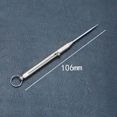 Portable Toothpicks Titanium Toothpicks Pocket Toothpicks Keychain Silver Outdoor Picnic Camping Accessories