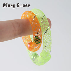 12pcs Bell Circle Donut Small Cat Toy Interactive Grid Hose Pet Toys