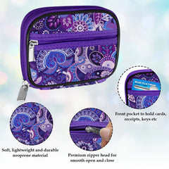 Travel Pill Organizer with Removable 7-Day Box, Stylish & Portable Case