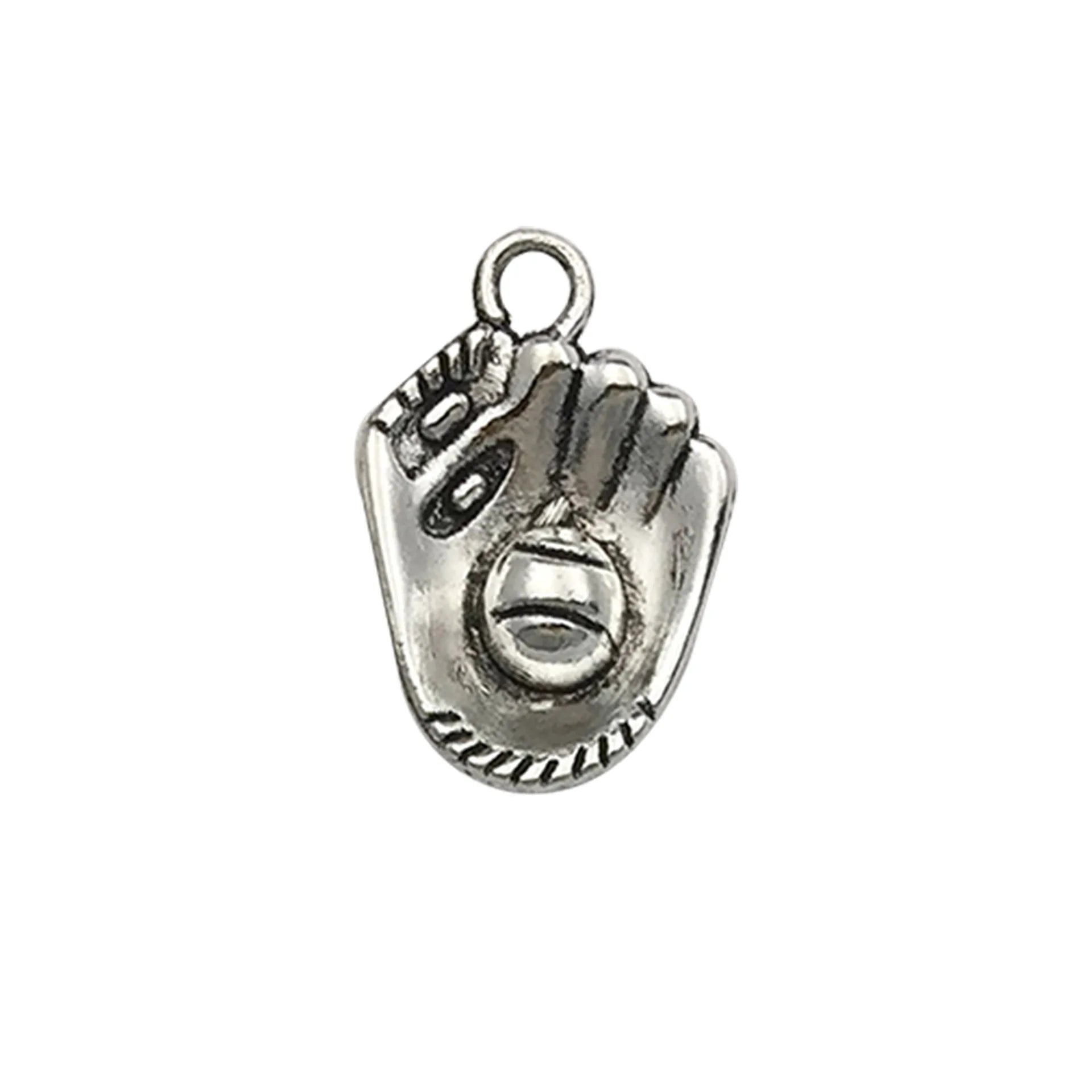 Fashion DIY Handmade Jewelry Accessories 15pcs Tibetan Silver Bracelets Necklaces Earrings Baseball Stick Pendants Wholesale