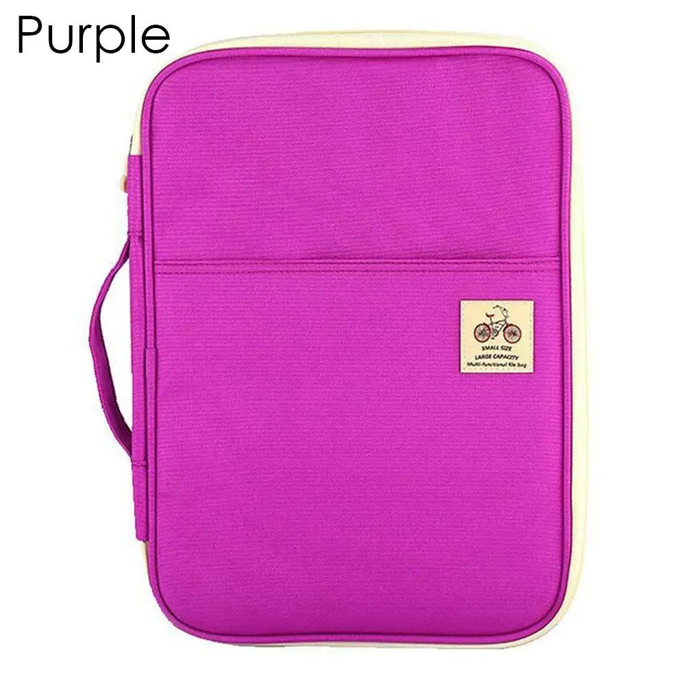 Travel File Organizer A4 Portfolio Conference Package Conference Folder Document Bag