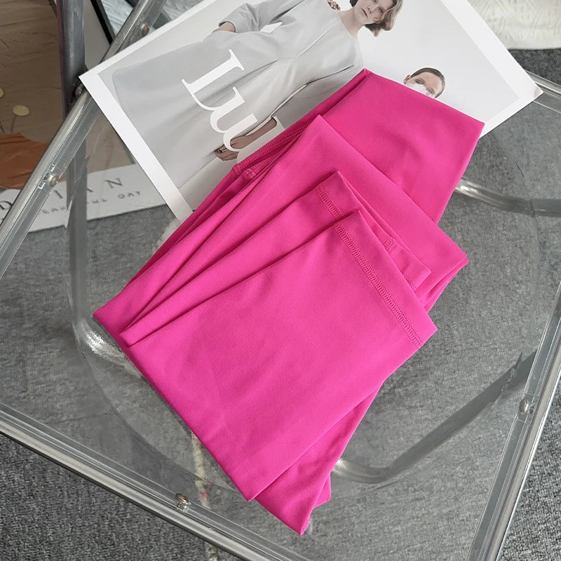 Summer Hot Sale Yoga Leggings High Waist Breathable Quick Drying Yoga Pants Fitness Running Cycling Workout Gym Clothing
